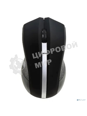 Мышь беспроводная Oklick 615MW черный/серебристый, 1000 dpi, радиоканал, USB, кнопки - 3