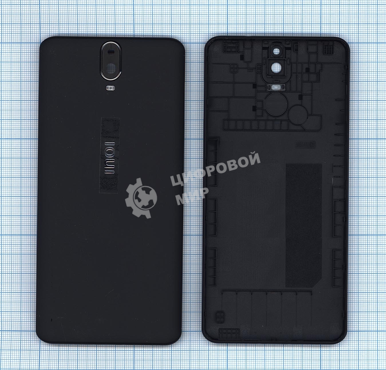 Задняя крышка для Inoi 7 Lite черный