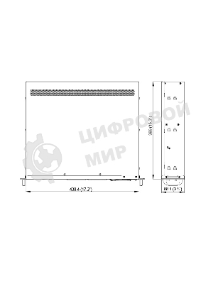 Серверный корпус 2U short chassis, 2x3.5'' swappable HDD tray, 2x3.5'' internal HDD bay