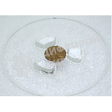 Тарелка для свч (микроволновой) печи универсальная D-315 мм с креплением