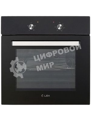 Духовой шкаф электрический LEX EDM 040 BL черный, встраиваемый