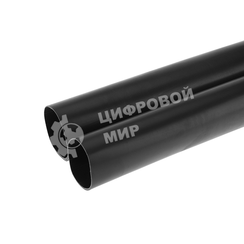 Трубка термоусаживаемая клеевая Rexant 70.0/12.0мм (6:1) черный (уп. 2шт) по 1м