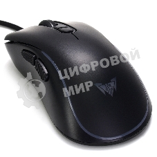 Мышь проводная Crown CMGM-902 черный, 7200 dpi, USB, кнопки - 7