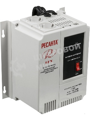 Стабилизаторы напряжения Ресанта АСН-1 500 Н/1-Ц 63/6/20 Стабилизатор Lux 220В±8%, Габариты 206х133х230, Вес 4,5кг