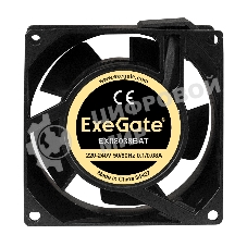 Вентилятор для корпуса ExeGate EX08038BAT черный, 80 мм, 2600 об/мин, 35 дБ