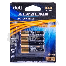 Батарея Deli E18505 AAA (4шт) блистер