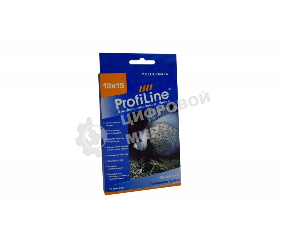 БГ-210-10x15-50 Фотобумага глянцевая 210 г/м2, 10x15, 50 л, 2880 dpi