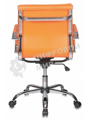 Кресло Бюрократ CH-993-Low/orange оранжевый, экокожа