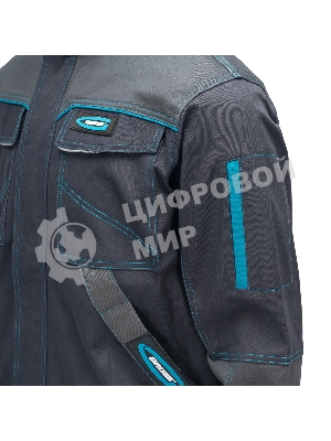 Куртка профессиональная рабочая, 97% хлопок 3% спандекс, XL Gross