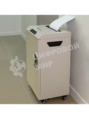 Шредер ГЕЛЕОС УО38-7, DIN P-7 (7 ур-нь секр.), фрагмент 1х2 мм, 4-6 лист (70г/м2), 38 литров