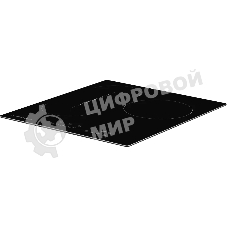 Встраиваемые электрические панели Kuppersberg ECO 411 45 см, стеклокерамика, Hi-Light, черный