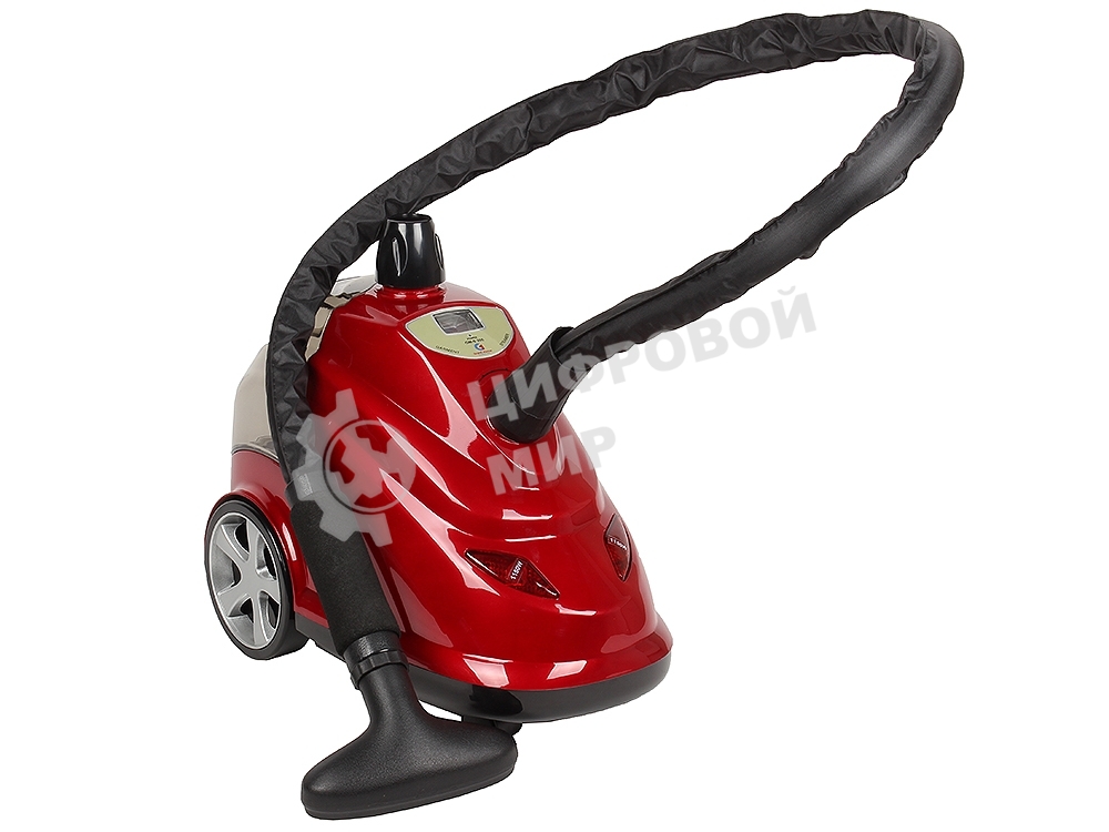 Отпариватель Grand Master GM-S205 Professional (без каркасной вешалки) 2300Вт, объем бака 2,5л, пр-сть пара: 80 гр/мин, красный