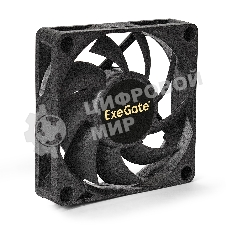 Вентилятор для корпуса ExeGate ExtraSilent ES07015S3P черный, 70 мм, 2000 об/мин, 18 дБ, 3 pin
