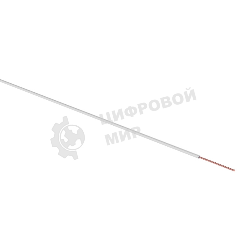 Провод ПГВА Rexant 1х0.50 мм², белый, бухта 100 м