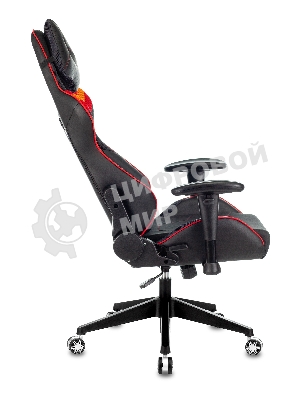 Кресло игровое Бюрократ VIKING 4 AERO RED две подушки черный/красный искусст.кожа/ткань