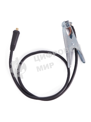 Сварочный кабель с клеммой заземления Rexant 16 мм² 200 А СКР 10-25 3 м