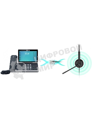 Гарнитура проводная YEALINK YHS34 Dual Дуо, Проводная, HD звук, QD, RJ9, шт