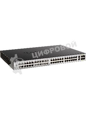 Коммутатор DGS-3130-54S Managed L3 Stackable Switch 48x1000Base-X SFP, 2x10Gbase-T, 4x10Gbase-X SFP+, CLI, 1000Base-T Management, RJ45 Console, USB, RPS, Dying Gasp