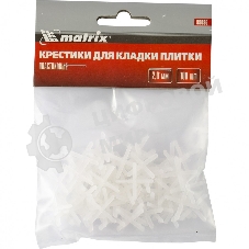 Крестики Matrix, 2,0 мм, для кладки плитки, 100 шт.