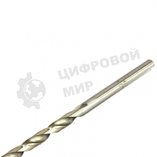 Сверло по металлу Matrix, 6,0 х 139 мм, полированное, удл., HSS, 10 шт. цил. хв.
