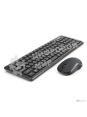 Комплект клавиатура+мышь Gembird KBS-9200 беспроводной, USB, 1000 DPI, чёрный