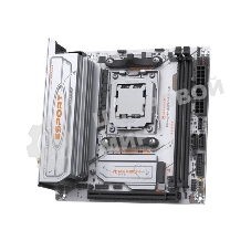 Материнская плата Maxsun eSport B850ITX WIFI ICE, AM5, AMD B850, 2xDDR5, 2xSATA, 2xM.2, 1xPCIe 5.0 x16, 1xHDMI, 1xDP, 1x2.5Gb LAN, Wi-Fi 6, Bluetooth 5.2, 2xUSB-A 5Gbps, 4xUSB-A 2.0, 3x3.5 мм, 7.1, Mini-ITX