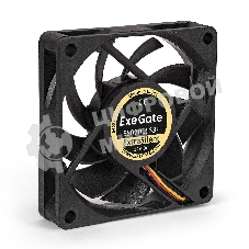 Вентилятор для корпуса ExeGate ExtraSilent ES07015S3P черный, 70 мм, 2000 об/мин, 18 дБ, 3 pin