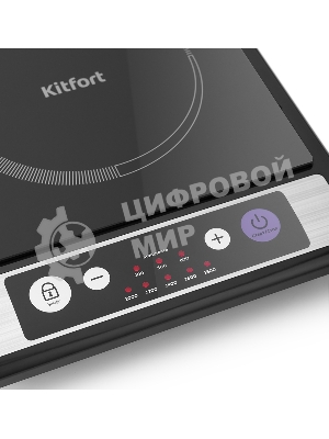 Плита электрическая Kitfort КТ-107 черный (настольная)