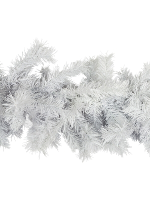 Белоснежный еловый шлейф Neon-night 2,7м