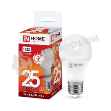 Лампа светодиодная IN HOME LED-A65-VC 25Вт 230В E27 6500К 2000лм 4690612024103
