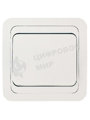 Выключатель 1-кл. Makel СП Mimoza 10А IP20 белый/белый