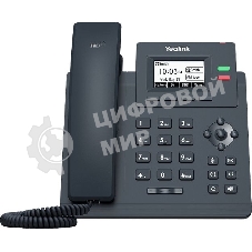 Телефон SIP Yealink SIP-T31P WITHOUT PSU черный (без БП)