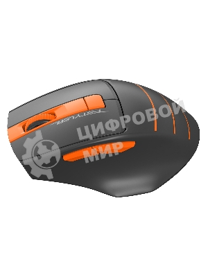Мышь беспроводная A4Tech Fstyler FG30S серый/оранжевый, 2000 dpi, радиоканал, USB, кнопки - 6