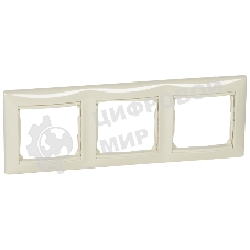 Рамка 3-м Valena горизонт. сл. кость (DIY-упак.) Legrand 695633