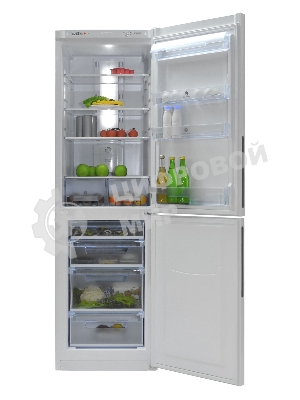 Холодильник Pozis RK FNF-172 серебристый двухкамерный 220/124л морозилка снизу, No Frost