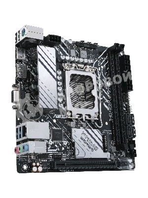 Материнская плата ASUS PRIME H610I-PLUS D4-CSM, LGA 1700, Intel H610, 2xDDR4, 4xSATA, 1xM.2 PCIe 3.0 x4, 1xPCIe 4.0 x16, 1xHDMI, 1xDP, 1xVGA, 2xUSB-A 3.2 Gen 1, 2xUSB-A 2.0, 1x 1Gb LAN, 3x3.5 мм, 7.1, Mini-ITX
