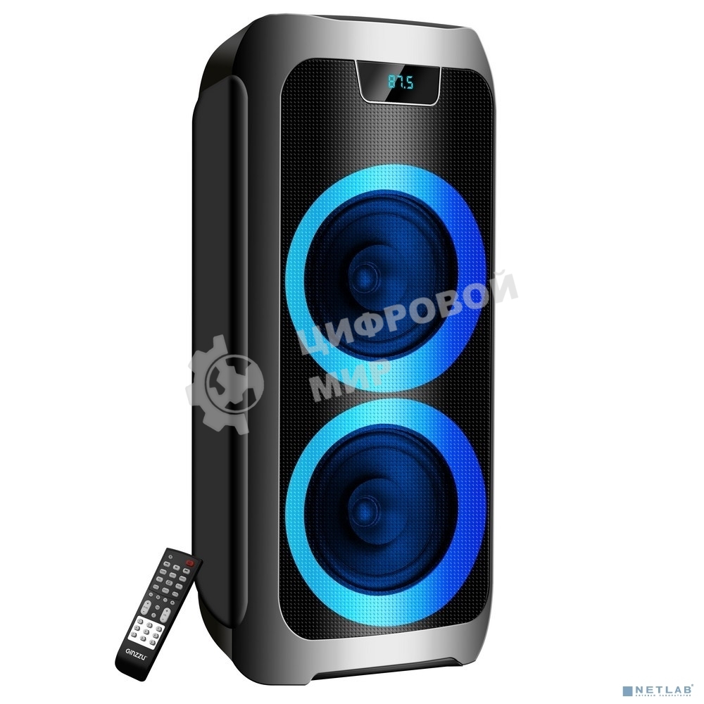 Акустическая система 2.1 Ginzzu GM-211, Midi, RGb/BT/USB/TF/FM/ДУ