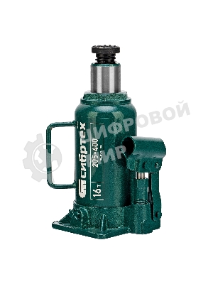 Домкрат гидравлический бутылочный Сибртех 16 т, 205-400 мм