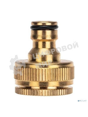 Адаптер латунный 1дюйм-3/4дюйм внутренняя резьба с переходником ЧЕТЫРЕ СЕЗОНА 62-0278