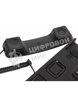 Телефон проводной Alcatel T56 черный АОН, Display, Flash, Recall, Wall mt.