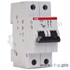 Выключатель автоматический ABB 2CDS252001R0324 авт. мод. 2п c 32а s202 6ка