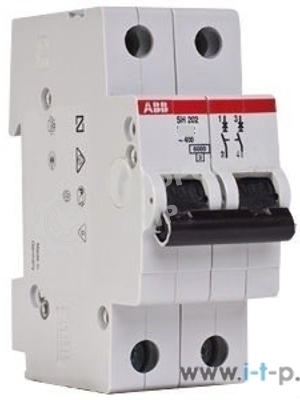 Выключатель автоматический ABB 2CDS252001R0324 авт. мод. 2п c 32а s202 6ка