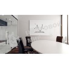 Демонстрационная доска Cactus CS-GbD-90x120-UWT стекло стеклянная 90x120 см ультра белый