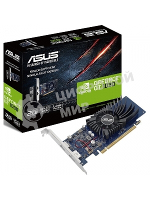 Видеокарта AsusGT1030-2G-BRK nVidia GeForce GT 1030 2048Mb 64bit GDDR5 1228/6008/HDMIx1/DPx1/HDCP PCI-Elow profile Ret