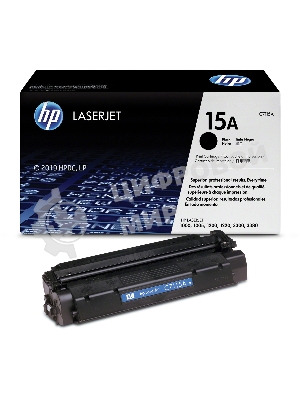 Картридж лазерный HP C7115A черный LJ 1000W/1200/1220/3300, (2500 стр.)