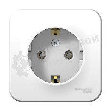 Розетка с/з без шторок 16А, 250В, изолир. пластина SE Blanca наруж Бел