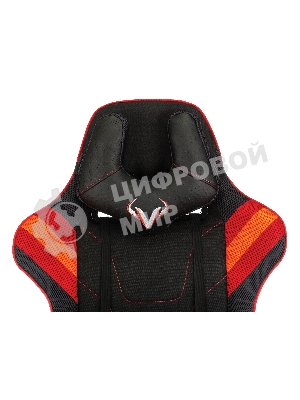 Кресло игровое Бюрократ VIKING 4 AERO RED две подушки черный/красный искусст.кожа/ткань