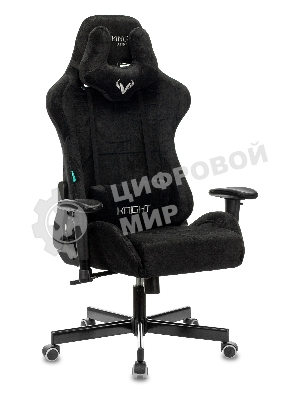 Кресло Бюрократ VIKING KNIGHT LT20 FABRIC черный, ткань, 120 кг, механизм качания