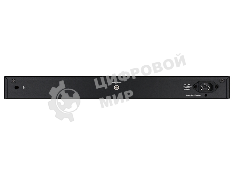Коммутатор настраиваемый D-Link DGS-1210-52MPP/E2A PROJ WebSmart с 48 портами 10/100/1000Base-T и 4 портами 1000Base-X SFP (порты 1-48 с поддержкой PoE 802.3af/802.3at (30 Вт), PoE-бюджет 740 Вт)