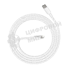 Кабель Type-C HOCO X56 для Lightning, PD20, 3.0A, 1м, белый
